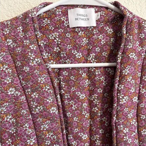 Things Between Floral Quilted Vest - Picture 4 of 5